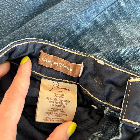 PAIGE Vintage Canyon Bootcut Jeans - Picture 7 of 8